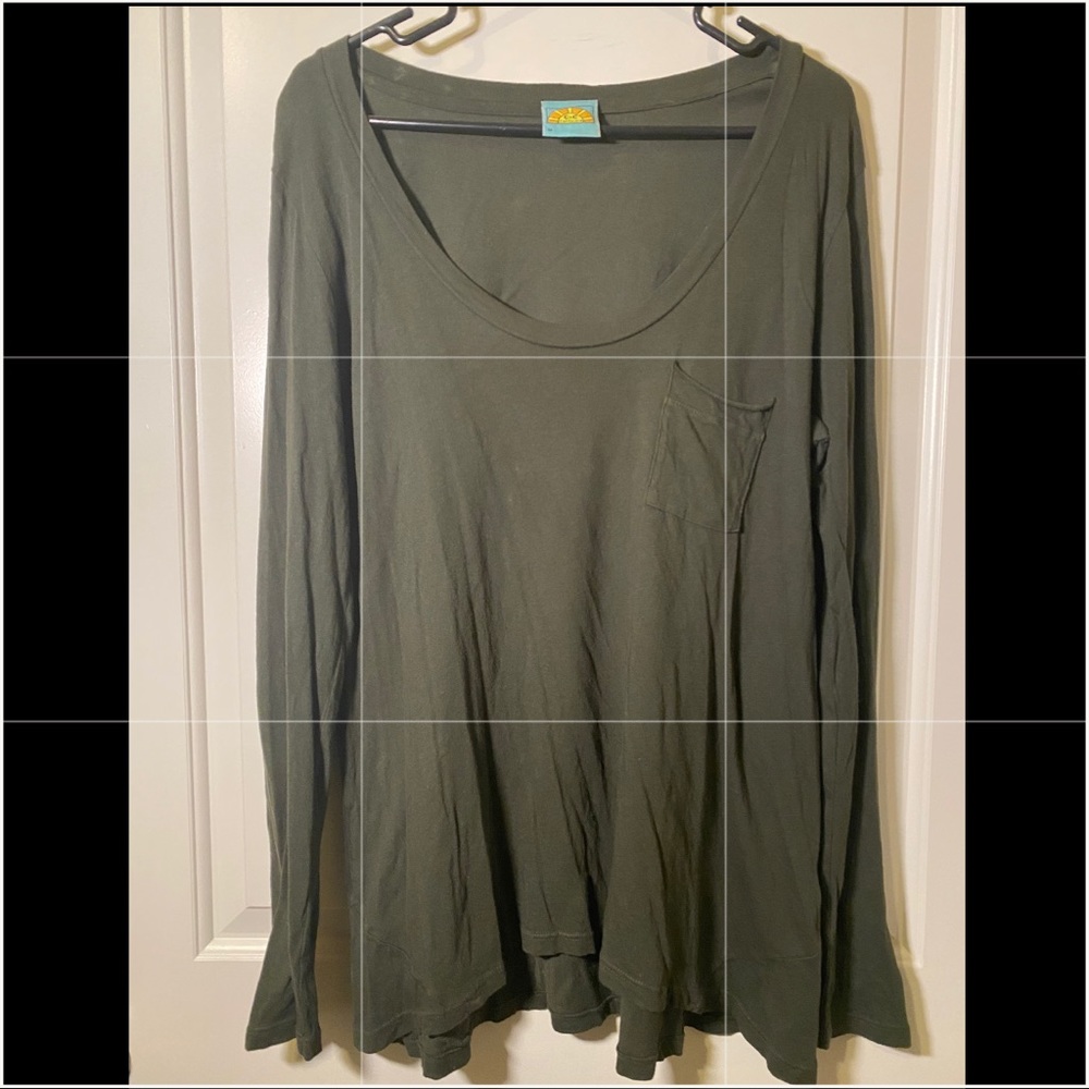 C&C California co. Long sleeve shirt-olive green
